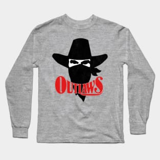 Defunct Oklahoma Outlaws Football USFL Long Sleeve T-Shirt